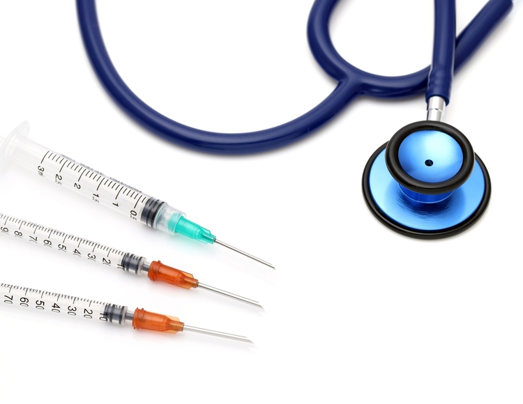 注射器と補聴器